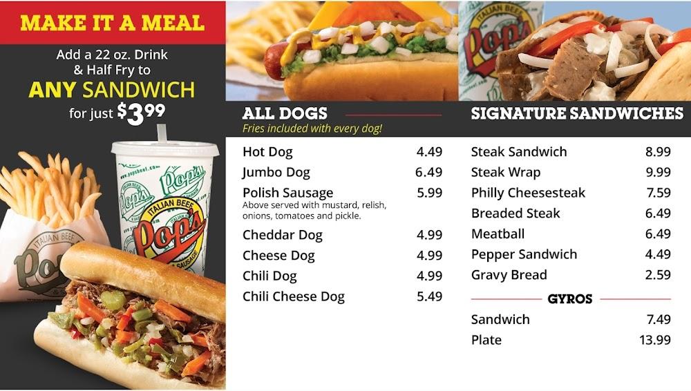 Pop's Italian Beef Menu image 3