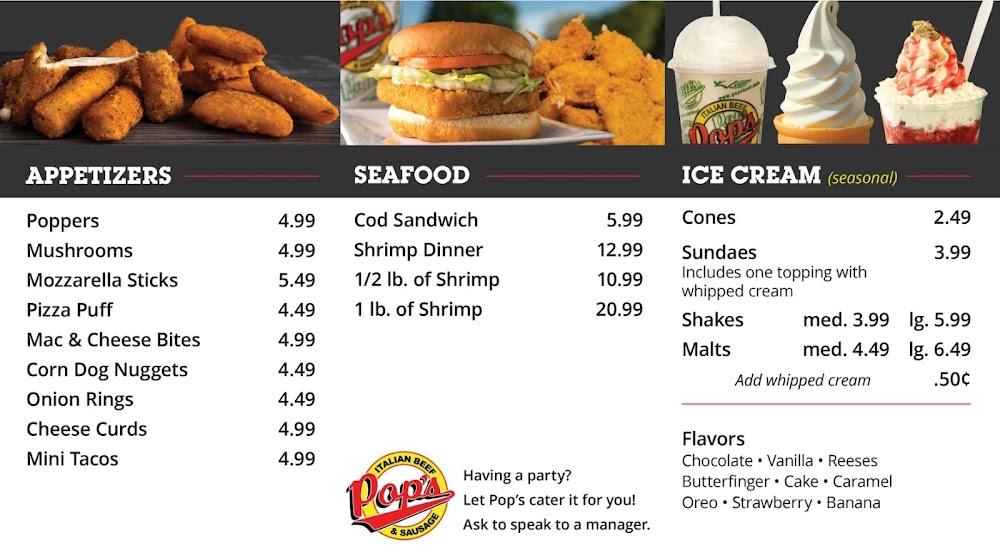 Pop's Italian Beef Menu image 4